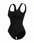 Thick Strap Rounded Neck Bodysuit